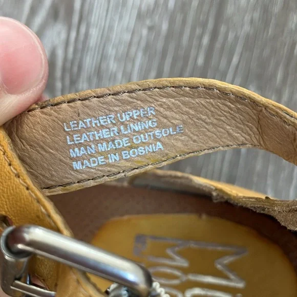 Miz Mooz Cassie leather wedge sandals - Picture 13 of 17